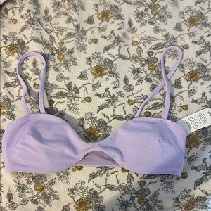 Aerie Light Purple Bikini Top